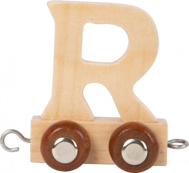 Wooden Alphabet Train Carriage - Letter R