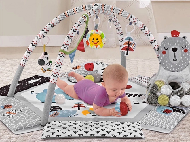 Contrast Baby Activity Mat with Balls