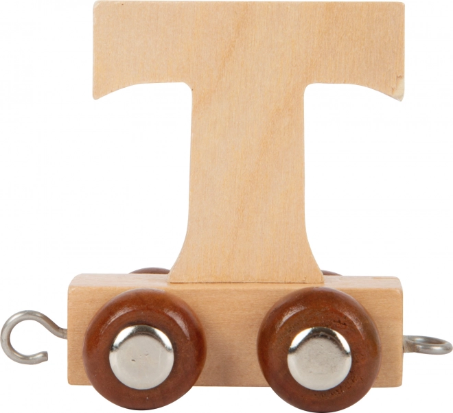 Small Foot Wooden Train Letter T