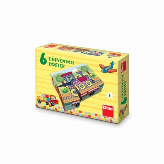 Dino Picture Blocks - Transportation, 6 Blocks