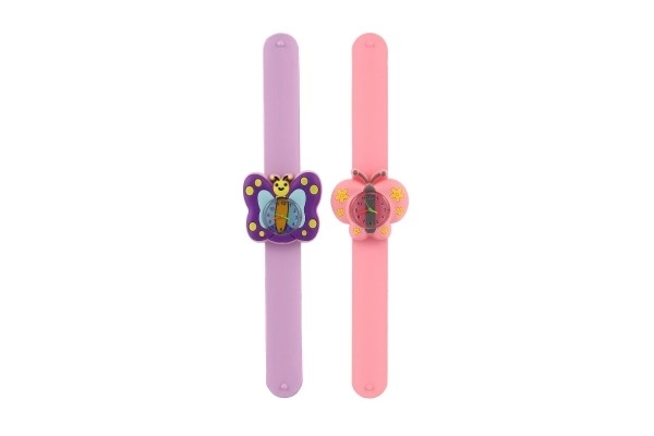 Children's Auto-Winding Butterfly Silicone Watch