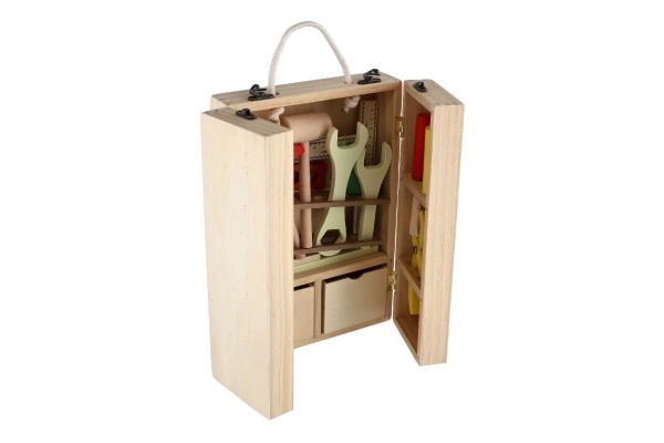 Kids Wooden Tool Kit with Accessories