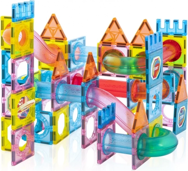 Moxy Magnetic Construction Set Magnetiles 96 Pieces