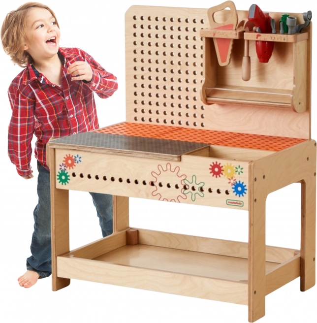 Wooden STEM Workshop Set with Tools and Accessories
