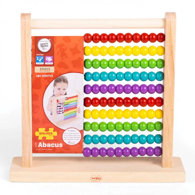 Bigjigs Toys Wooden Abacus