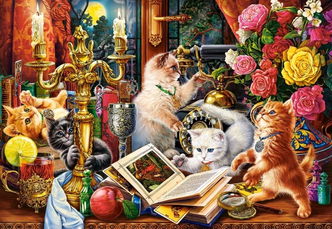 Puzzle 1000 Pieces Magic Cats
