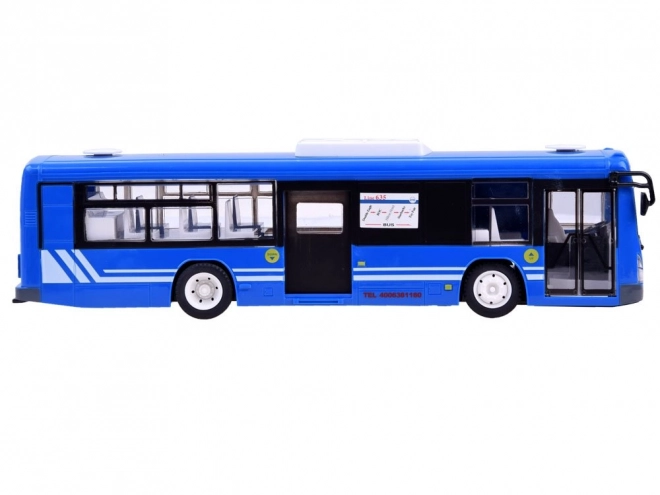 Remote Control Bus with Automatic Doors – red