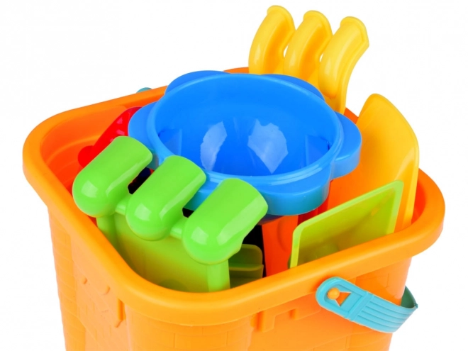 Sand Playset with Bucket, Molds, and Tools