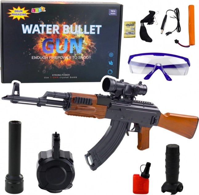 Water Ball Carbine with Accessories and Protective Goggles