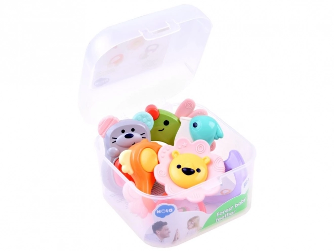 Colorful Baby Teether Set - Animals