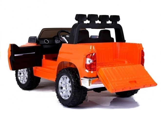 Battery Operated Orange Toyota Tundra Ride-On Car