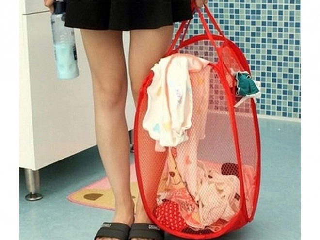 Foldable Laundry Basket and Toy Holder