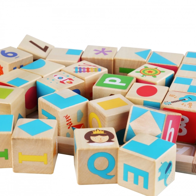 Lucy & Leo Wooden Educational Blocks - English Alphabet Set