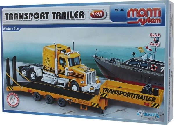 Transport Trailer Toy Model Kit