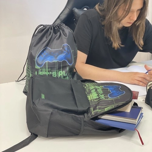 School Backpack with Gamer Design 22L