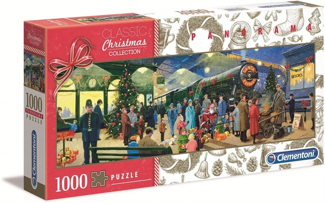 Clementoni Panoramic Puzzle Christmas Collection: Santa 1000 Pieces