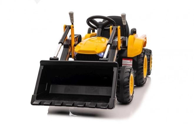 Elektrischer Traktor mit Schaufel Gelb