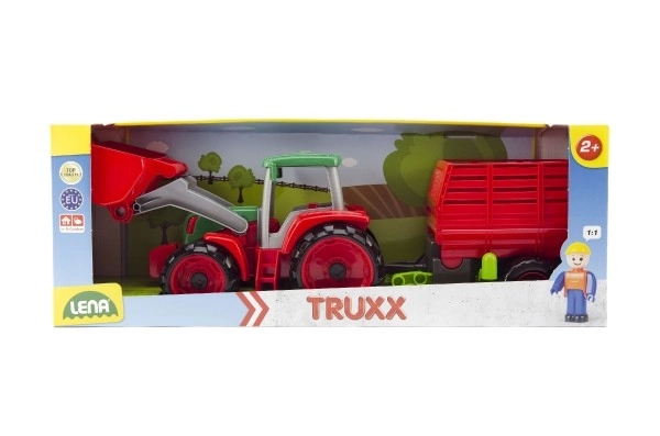 Truxx Tractor with Hay Trailer