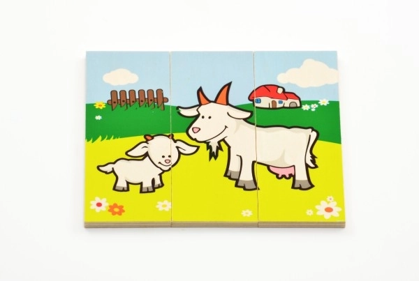 My First Animal Wooden Puzzle for Toddlers