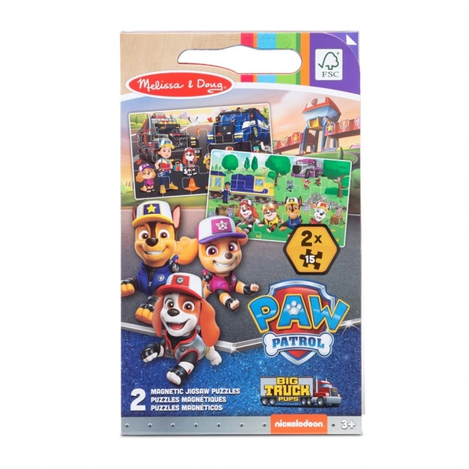 Magnetic Puzzle Paw Patrol Trucks