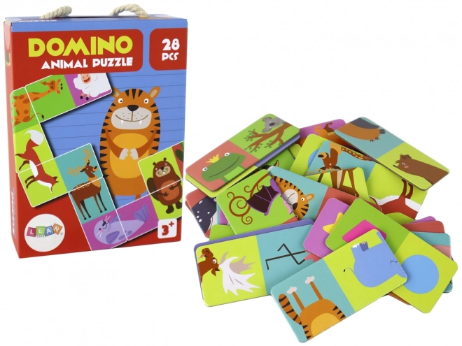 Logical Game Puzzle Double-sided Animal Domino