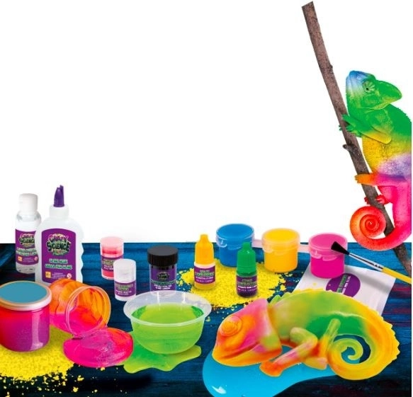 Crazy Science Chameleon Slime Set