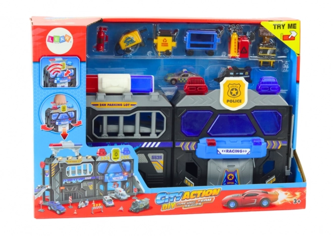 Police Station Playset with Lights and Sounds