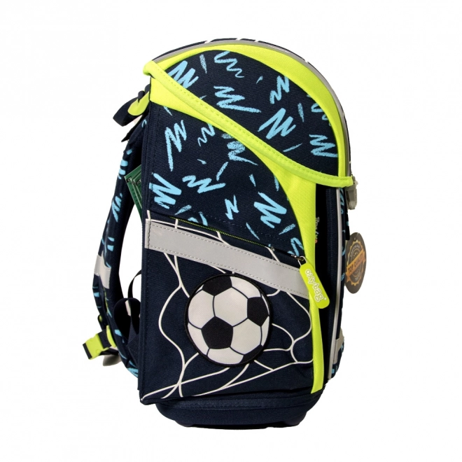 Premium Light School Backpack with Football Theme