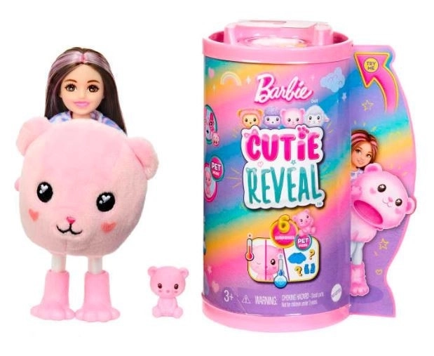 Barbie Cutie Reveal Chelsea Pastel Edition Bear