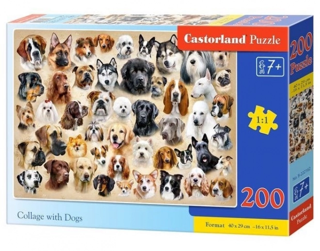 Collage with Dogs Puzzle