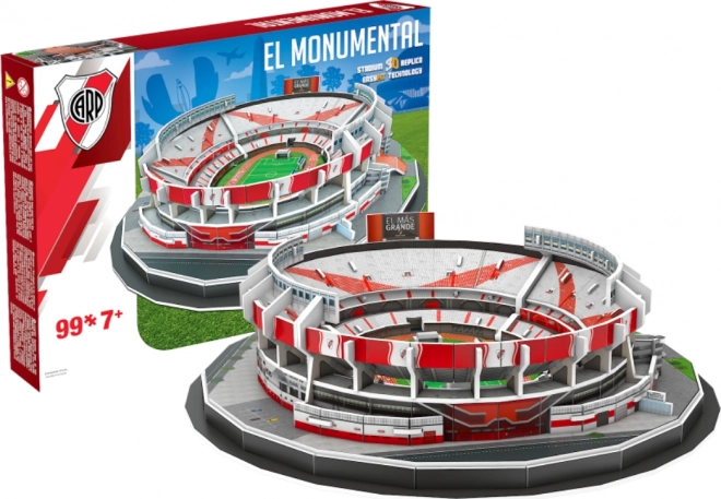 3D Puzzle CA River Plate Stadium El Monumental by Nanostad