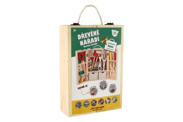 Kids Wooden Tool Kit with Accessories