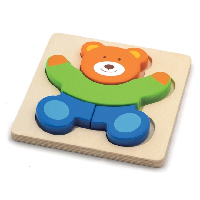 Wooden Bear Puzzle for Toddlers