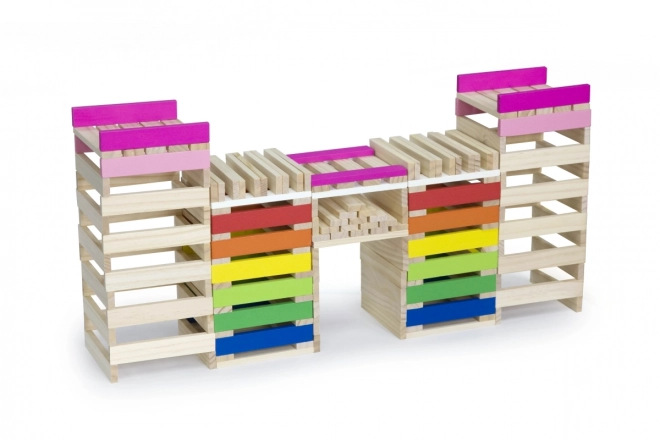 Wooden Building Blocks Set