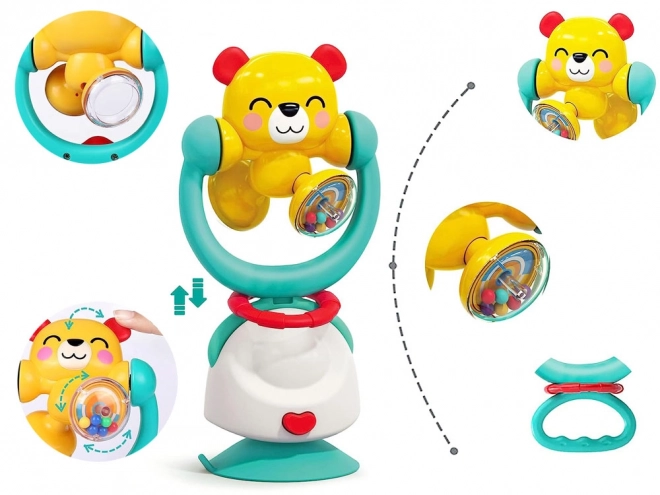 Bear Rattle with Suction Cup