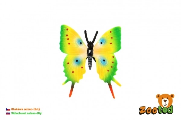 Tropical Swallowtail Butterfly Toy - Papilio, Green-Yellow