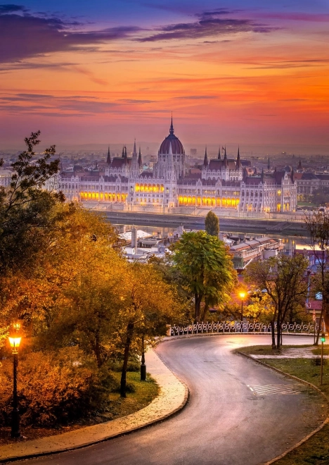 Enjoy Puzzle Budapest and Hungarian Parliament 1000 Pieces