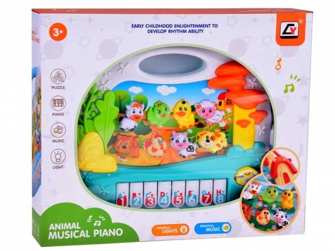 Educational Interactive Musical Piano with Animal Sounds