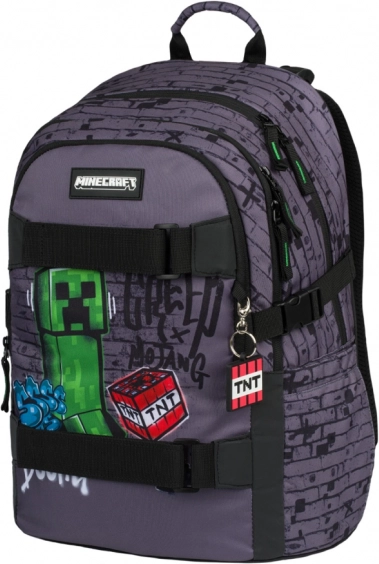 Set 3 Skate Baagl Minecraft TNT: Zaino, Astuccio, Sacchetto