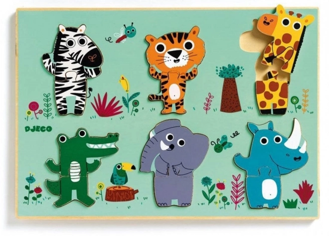 Safari Animal Insert Puzzle