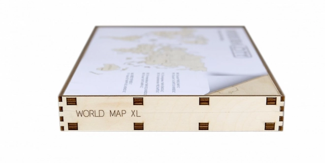 Wooden World Map XL Size