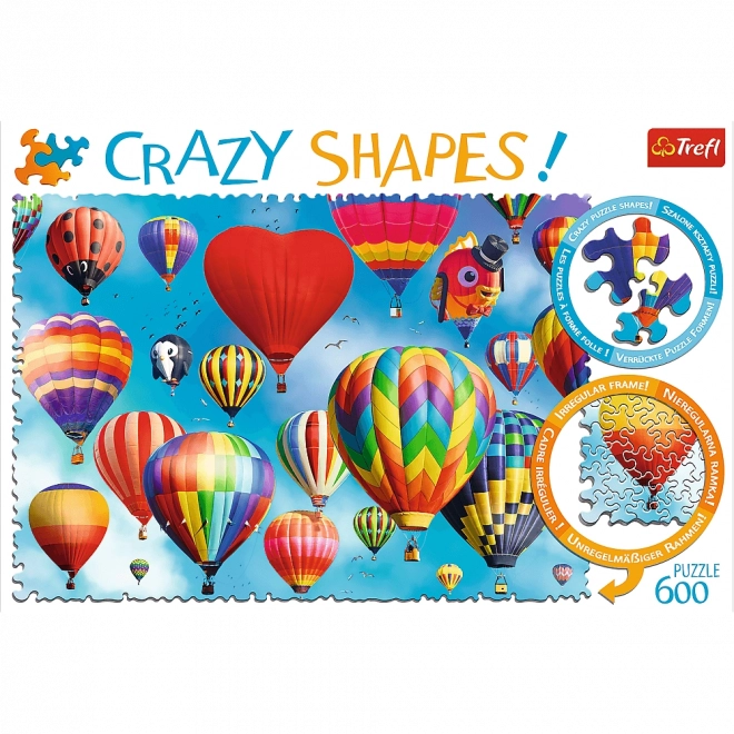 Crazy Shapes Colorful Balloons Jigsaw Puzzle 600 Pieces