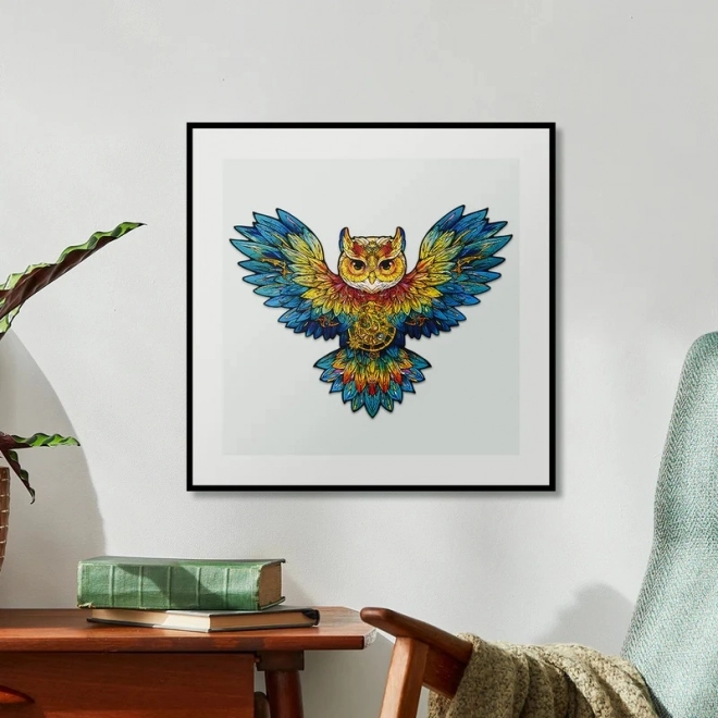 Wooden Owl Puzzle RoboTime