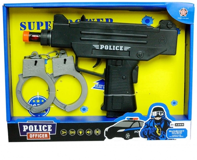 Police Playset with Handcuffs