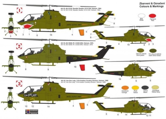 Bell AH-1G Huey Cobra Model Kit