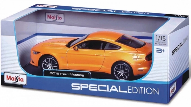 Composite model of Ford Mustang GT 2015 orange 1/24