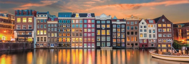 Panorama High Quality Bright Amsterdam Puzzle 1000 Pieces