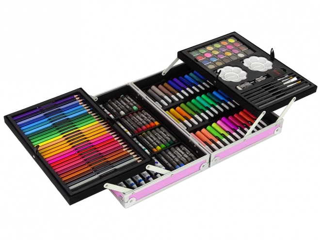 Large Pink Unicorn Art Set with 145 Pieces