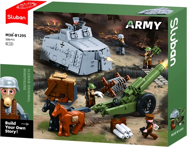Stavebnice Tank Sluban Army z První světové války