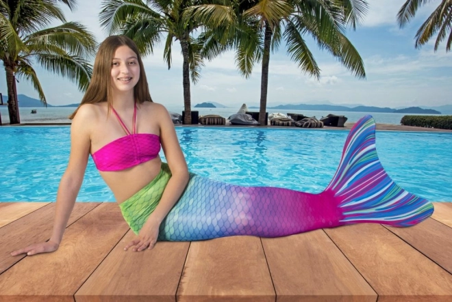 Mermaid Tail Monofin Aquaris for Swimming Capri XS with Bikini